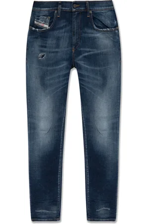 Diesel Jeans, Herre, Blå, W33, Bomuld, D-Strukt Jeans