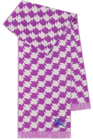 Burberry Tilbehør, unisex, Lilla, ONE SIZE, Uld, Ducktooth Jakke