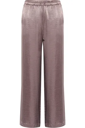 INWEAR Bukser, Dame, Brun, XL, Bukser med lige ben og elastisk talje