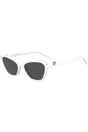 Chiara Ferragni Tilbehør, Dame, Hvid, 52 MM, Solbriller