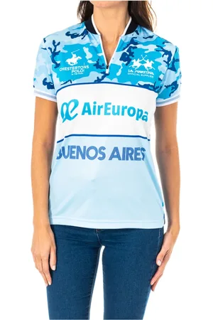 La Martina Top, Dame, Blå, L, Uld, Technical Polo Shirt