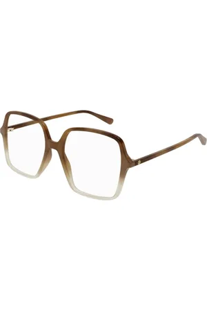 Gucci Tilbehør, unisex, Brun, ONE SIZE, Uld, Stilfulde Gg1003O Solbriller