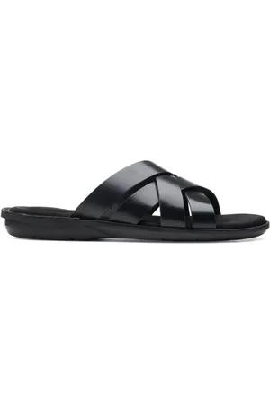 Clarks Sko, Herre, Sort, 41 EU, Læder, Ellison Weave Sliders