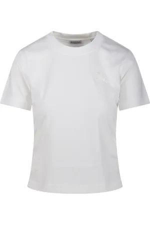 Burberry Top, Dame, Hvid, XS, Bomuld, Su25-Ww-For-2.6.050 T-Shirt