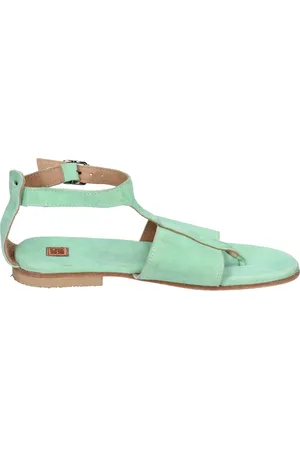 Moma Sko, Dame, Grøn, 37 EU, Suede, Suede flade sandaler