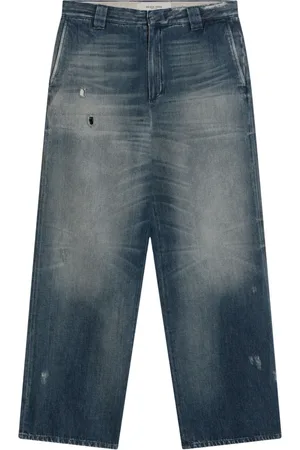 Golden Goose Jeans, Herre, Blå, M, Denim, Almindelig pasform denim jeans