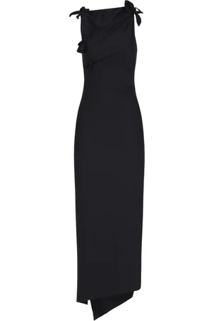 COPERNI Kjole, Dame, Sort, S, Polyester, Asymmetrisk Blomsterkjole