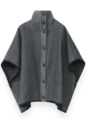 Fabiana Filippi Strik, Dame, Grå, S, Uld, Maglia Cardigan