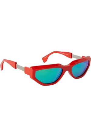 MARCELO BURLON Tilbehør, unisex, , 58 MM, Geometriske Cat-Eye Solbriller