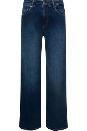 Chiara Ferragni Jeans, Dame, Blå, W25, Denim, Denim Jeans med præg