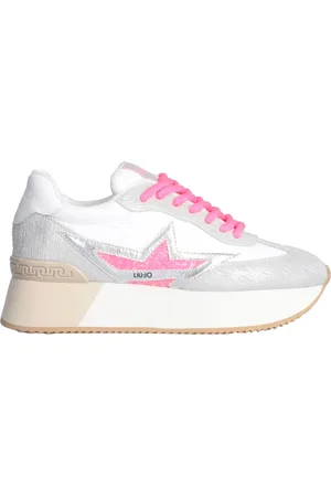 Liu Jo Sko, Dame, Flerfarvet, 37 EU, Glitter Star Platform Sneakers