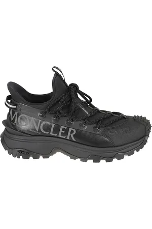 Moncler Sko, Dame, Sort, 39 EU, Polyester, Low Top Sneakers Trailgrip Lite2