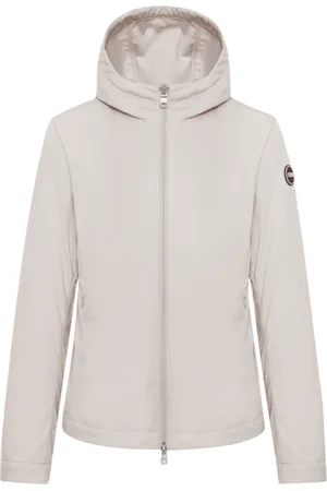 Colmar Jakke, Dame, Lyserød, M, Sporty Hvid Softshell Jakke med Hætte