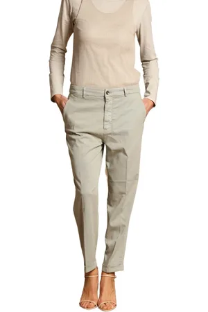 Masons Bukser, Dame, Grøn, 3XS, Bomuld, New York Cozy Dame Chino Bukser i Twill