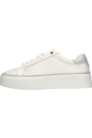 Calvin Klein Sko, Dame, Hvid, 36 EU, Læder, Sneakers Hvid