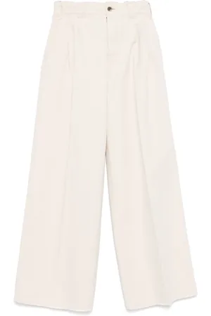 Maison Margiela Bukser, Dame, , XS, Bomuld, Wide Leg Bomuldsbukser