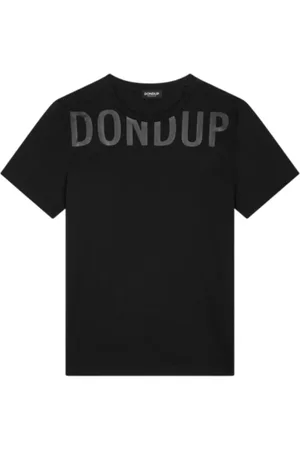 Dondup Top, Herre, Sort, S, Bomuld, Logo Tee