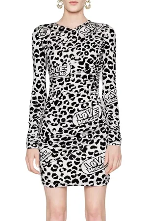 Moschino Kjole, Dame, Sort, XS, Kort Kjole