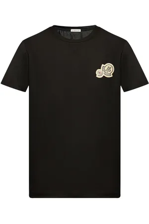 Moncler Top, Herre, Sort, XL, SS T-Shirt 999