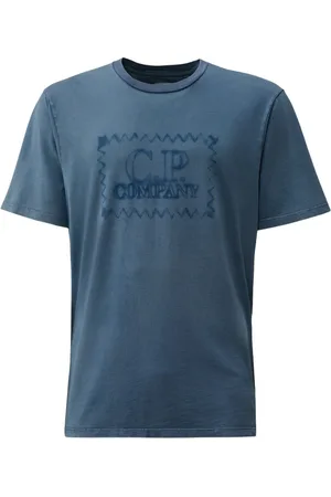 C.P. Company Top, Herre, Blå, M, Bomuld, Blå T-shirt