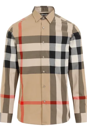 Burberry Skjorte, Herre, , XL, Bomuld, Archive Check Cotton Skjorte