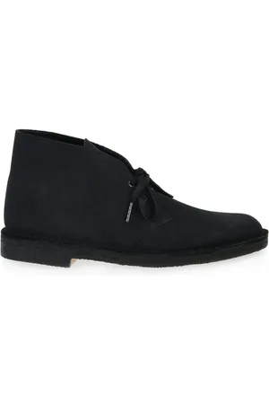 Clarks Sko, Herre, Blå, 41 1/2 EU, Læder, Desert Boot