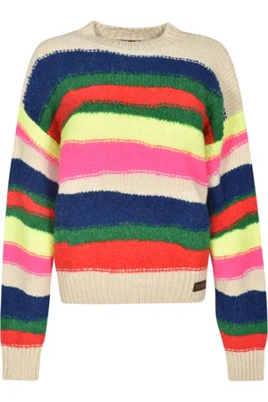 Dsquared2 Strik, Dame, Flerfarvet, XS, Uld, Alpaca Blend Sweater