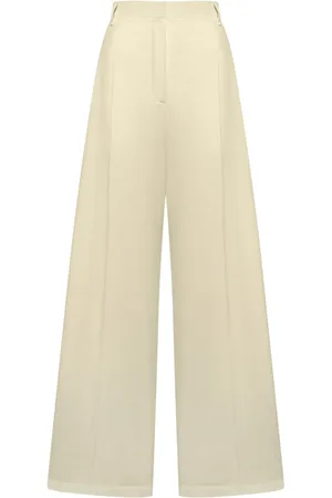 Sportmax Bukser, Dame, , S, Bomuld, Oversized Bomuldsbukser