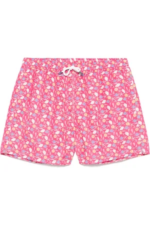 FEDELI Badetøj, Herre, Lyserød, M, Polyester, Polyester Badeshorts med elastisk linning