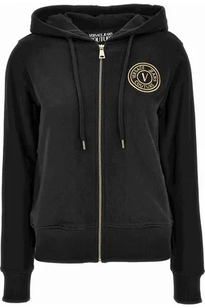 VERSACE Sweathshirts & Hoodies, Dame, Sort, L, Sweaters Sort