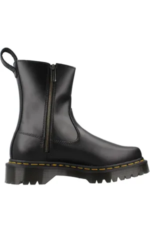 Dr. Martens Sko, Dame, Sort, 36 EU, Uld, Stilfulde Ankelstøvler