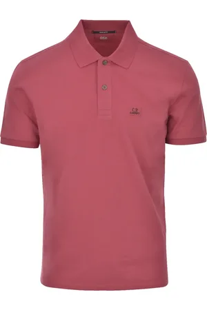 C.P. Company Top, Herre, Rød, M, Bomuld, Patch Logo Polo
