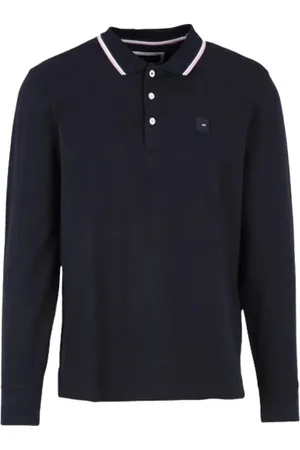 Eden Park Top, Herre, Blå, M, Bomuld, Polo