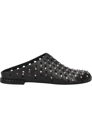 Premiata Sko, Dame, Sort, 38 EU, Saboter med nittedetaljer