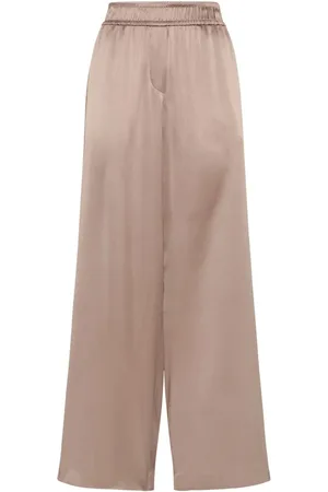 Brunello Cucinelli Bukser, Dame, Brun, XS, Wide Bukser