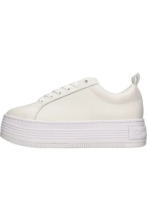Calvin Klein Sko, Dame, Hvid, 37 EU, Læder, Sneakers Hvid