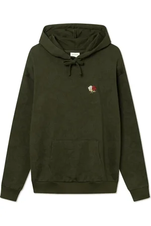 Les Deux Sweathshirts & Hoodies, Herre, Grøn, L, Bomuld, Clyde AOP Hættetrøje