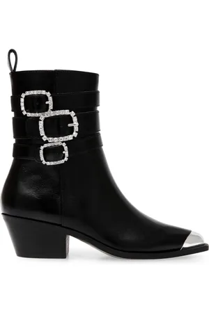 Steve Madden Sko, Dame, Sort, 37 1/2 EU, Læder, Kinship sorte læderstøvler