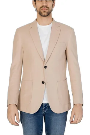Liu Jo Jakke, Herre, , M, Bomuld, Bomuldsblazer med knapper