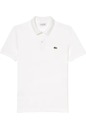 Lacoste Top, Herre, Hvid, L, Bomuld, Slim Fit Polo Shirt