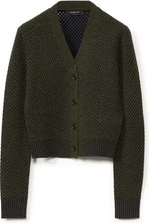 Fabiana Filippi Strik, Dame, Grøn, XS, Uld, Chic Cardigan