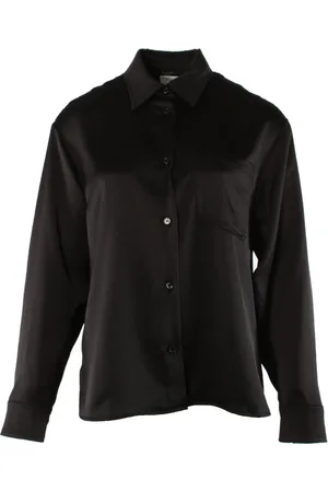 Max Mara Bluser & Skjorter, Dame, Sort, 2XS, Polyester, Dame Bluse
