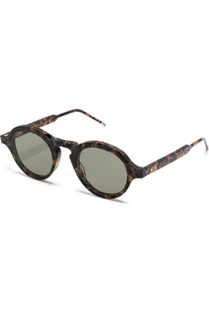 Thom Browne Tilbehør, unisex, Brun, 47 MM, Solbriller