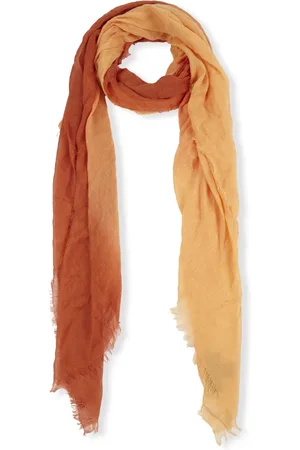 Cortana Tilbehør, Dame, Flerfarvet, ONE SIZE, Cashmere, Tricolor Orange Foulard