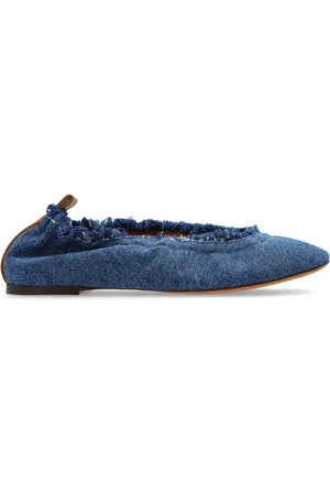 Lanvin Sko, Dame, Blå, 36 EU, Denim, Denim Ballerina Sko
