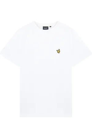 Lyle & Scott Top, Herre, Hvid, S, Bomuld, Slub T-shirt