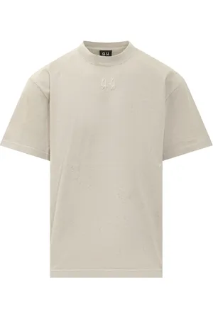 44 Label Group Top, Herre, Hvid, XS, Uld, Trip Tee Jersey