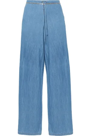 ERMANNO SCERVINO Jeans, Dame, Blå, XS, Bomuld, Wide Jeans