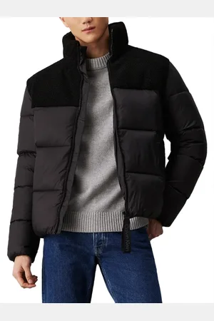 Calvin Klein Jakke, Herre, Sort, XL, Uld, Sherpa Puffer Coat