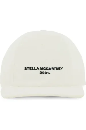 Stella McCartney Tilbehør, Dame, Hvid, 57 CM, Bomuld, Logo Baseball Cap